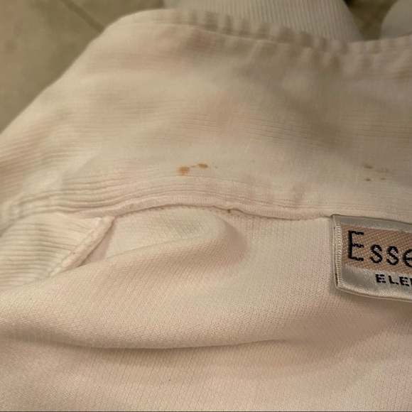 White 100% Cotton Ribbed Full Zip Cardigan with front pockets - Picture 6 of 6